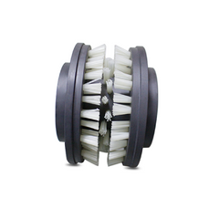 Custom-Shaped Nylon Roller Brush | Three-Side Cleaning for Long Workpieces