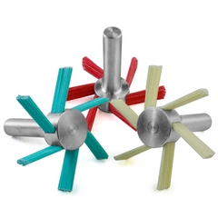 Ceramic fiber surface brush