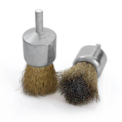 Copper Plated Steel Wire Deburring End Brush