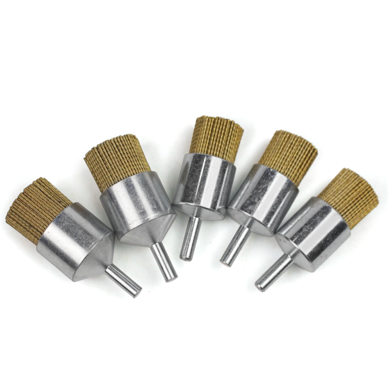 Multi-Strand Copper Plated Steel Wire End Brush
