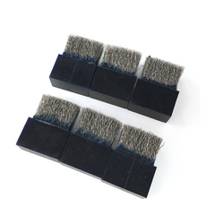 Rectangular Stainless Steel Face Polishing Brush