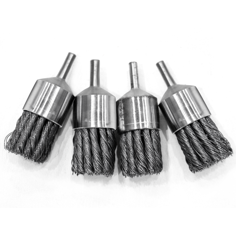 Twisted Knot End Brush