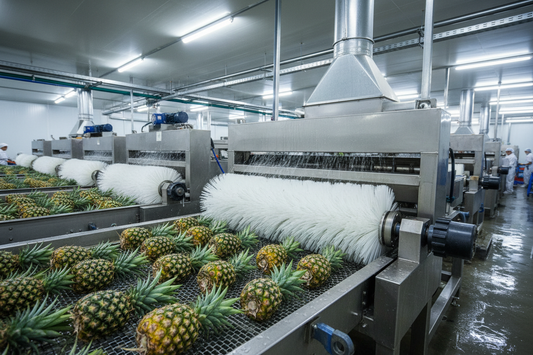 Complete Buying Guide of Custom Industrial Roller Brushes: Food-Grade Nylon Fruit Washer &amp; PP Flocked Cleaning Rollers