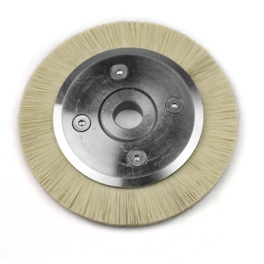 Ultra-fine diamond abrasive filament wheel brush for superalloy edge rounding