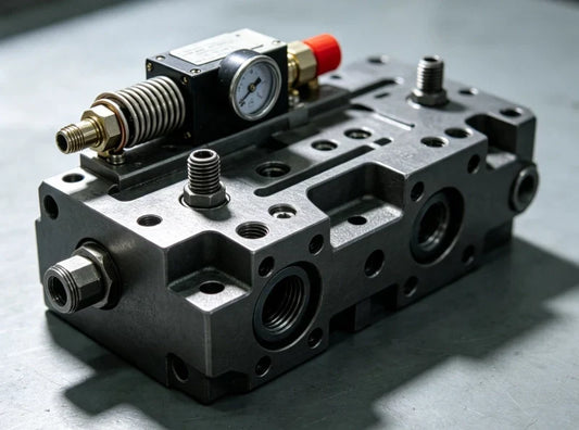 Flexible Ball Hone for Hydraulic Manifold Cross Hole Deburring & Internal Flow Path Finishing