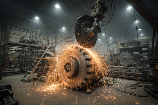 The Heavy-Duty Deburring Solution: Extending Component Life in Mining and Construction Equipment