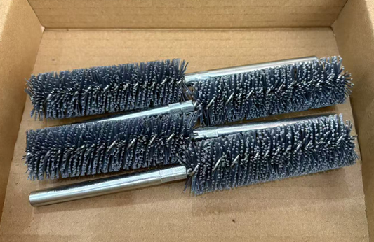 Silicon Carbide Abrasive Nylon Tube Brush in Paper Box