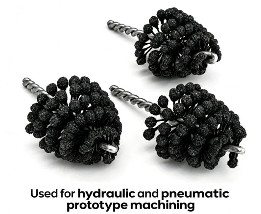 Flexible Ball Hone for Hydraulic & Pneumatic Prototype Machining: Low Volume Deburring Solution