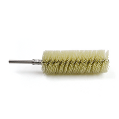 Diamond abrasive filament tube brush for industrial deburring