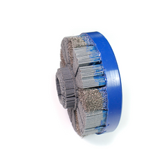 Mixed Face Brush with Silicon Carbide Abrasive and Stainless Steel Wire