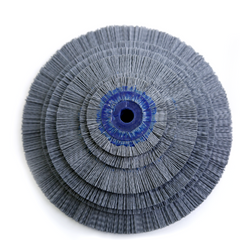 SIC Abrasive Filament Stacked Disc Roller Brush