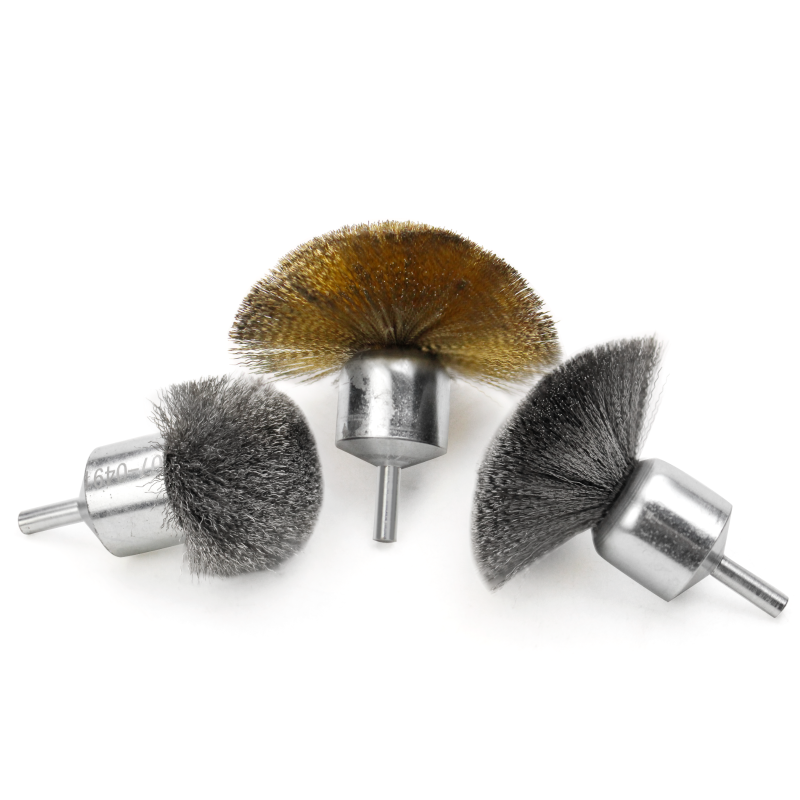 Stainless Steel and Copper Plated Steel Wire End Brush